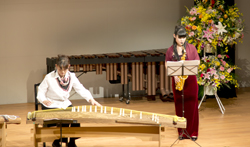 箏とアルトサックス カホンのコラボレーション